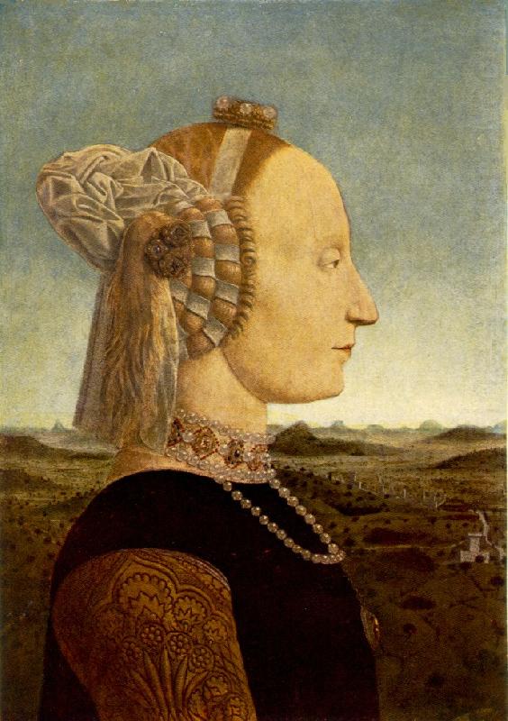 Portrait of Battista Sforza, Piero della Francesca